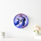 Immaculata Blue Ronde Klok (Huis)