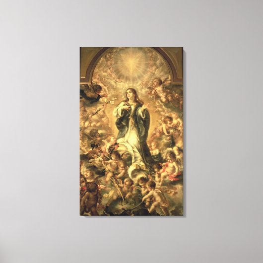 Immaculate Conception, 1670-1672 Canvas Afdruk (Voorkant)