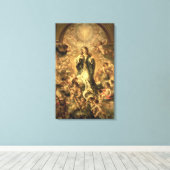 Immaculate Conception, 1670-1672 Canvas Afdruk (Insitu (Houten vloer))