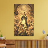 Immaculate Conception, 1670-1672 Canvas Afdruk (Insitu (Woonkamer))