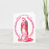 Immaculate Conception Dec 8 Virgin Mary Catholic D Kaart (Voorkant)