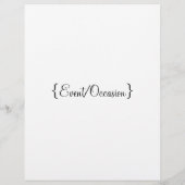 'Immaculate Conception' Flyer (Achterkant)