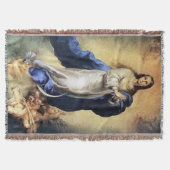 Immaculate Conception Maagd Mary 01 Throw Blanket Deken (Voorkant)