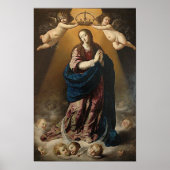 Immaculate Conception Maagd Mary Queen of Heaven Poster (Voorkant)