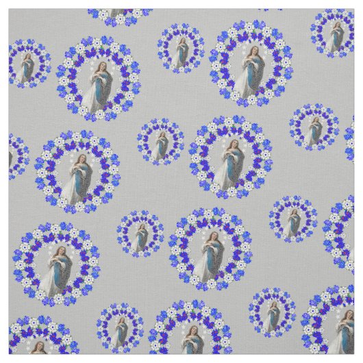 Immaculate Conception Nicaragua Virgin Mary Stof (Swatch)