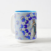 Immaculate Conception Nicaragua Virgin Mary Tweekleurige Koffiemok (Voorkant links)