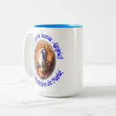 Immaculate Conception Nicaragua Virgin Mary Tweekleurige Koffiemok (Voorkant links)