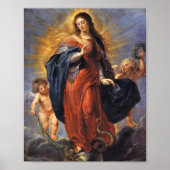 Immaculate Conception - Peter Paul Rubens Poster (Voorkant)
