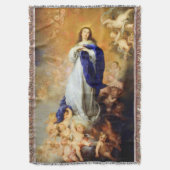 Immaculate Conception Virgin Mary Assumption 04 Deken (Voorkant Verticaal)