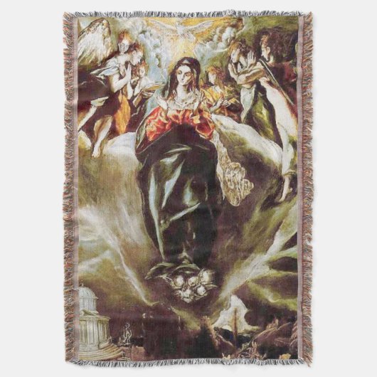 Immaculate Conception Virgin Mary Assumption 09 Deken (Voorkant Verticaal)