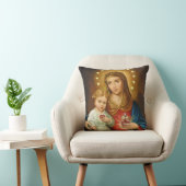 Immaculate Heart Mary Fatima Angels Monstrance Kussen (Stoel)