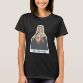 Immaculate Heart of Mary Ora Pro Nobis Icon T-shirt (Voorkant)