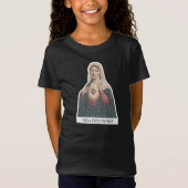 Immaculate Heart of Mary Ora Pro Nobis Icon T-shirt (Voorkant)