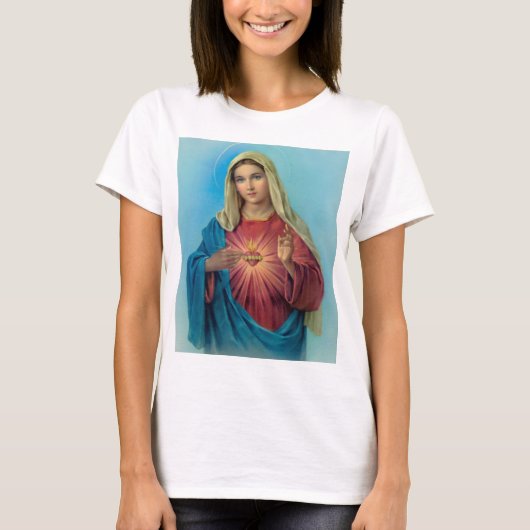 Immaculate Heart Of Mary T-shirt (Voorkant)