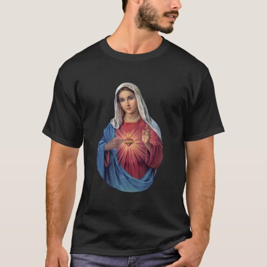 Immaculate Heart Of Mary T-shirt (Voorkant)