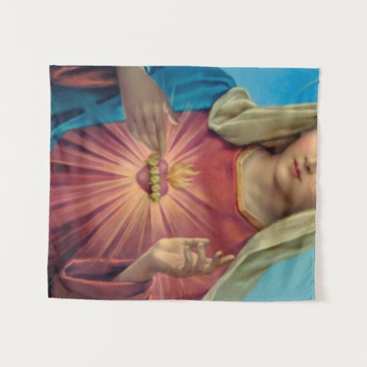 Immaculate Heart Of Mary Wandkleed (Voorkant (horizontaal))