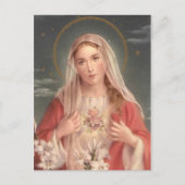 Immaculate Heart van Mary Briefkaart (Voorkant)