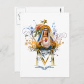 Immaculate Heart van Mary Briefkaart (Voorkant / Achterkant)