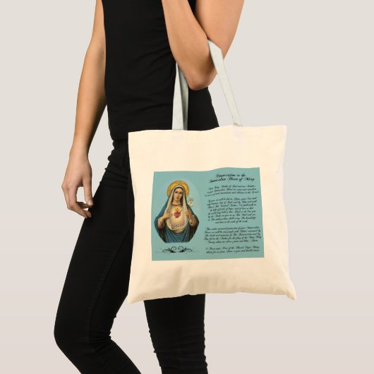 Immaculate Heart van Mary Custom Bag Tote Bag (Voorkant (product))