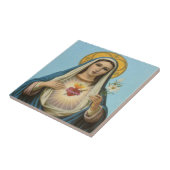 Immaculate Heart van Mary Custom Tile 2 Tegeltje (Zijkant)