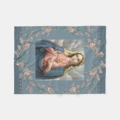 Immaculate Heart van Mary Fleece Deken (Voorkant (Horizontaal))