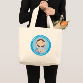 Immaculate Heart van Mary Grote Tote Bag (Voorkant (product))