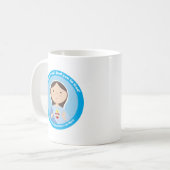 Immaculate Heart van Mary Koffiemok (Voorkant links)