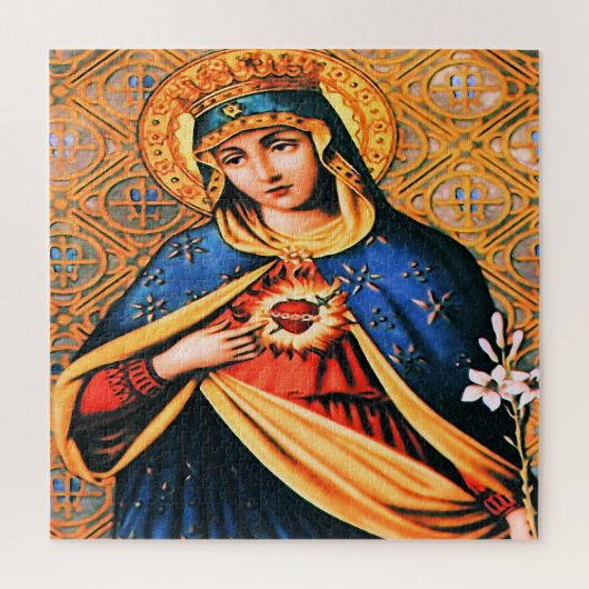 Immaculate Heart van Mary Legpuzzel (Verticaal)