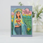 Immaculate Heart van Mary, Memorare Prayer Kaart (Staand voorkant)