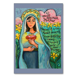 Immaculate Heart van Mary, Memorare Prayer Kaart