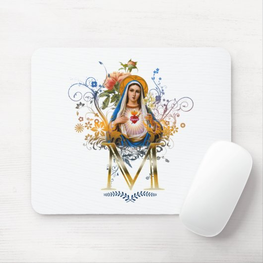 Immaculate Heart van Mary Muismat (Met muis)