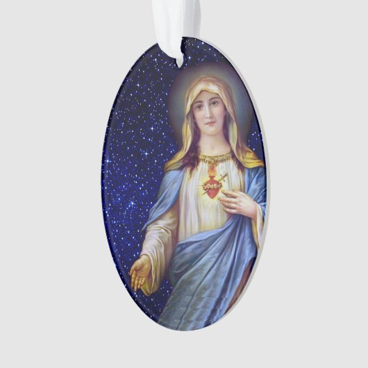 Immaculate Heart van Mary Ornament (voorkant)