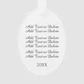 Immaculate Heart van Mary Ornament (achterkant)