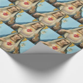 Immaculate Heart van Mary Our Lady religieus afbee Cadeaupapier (Hoek)