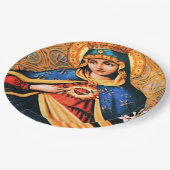Immaculate Heart van Mary Papieren Bordje (Gekanteld)