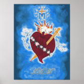 Immaculate Heart van Mary Poster (Voorkant)