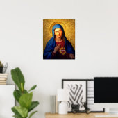Immaculate Heart van Mary - Poster van onze Lady V (Thuiskantoor)