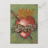 Immaculate Heart van Mary Prayer Kaart (Voorkant)