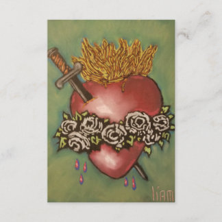 Immaculate Heart van Mary Prayer Kaart