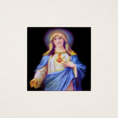 Immaculate Heart van Mary Prayer Kaart (Voorkant)