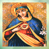 Immaculate Heart van Mary Raamsticker (Vel 3)