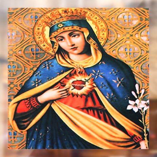 Immaculate Heart van Mary Raamsticker (Vel 2)