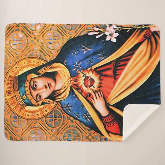 Immaculate Heart van Mary Sherpa Deken (Voorkant (horizontaal))