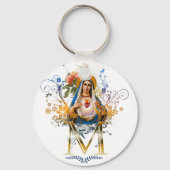 Immaculate Heart van Mary Sleutelhanger (Voorkant)
