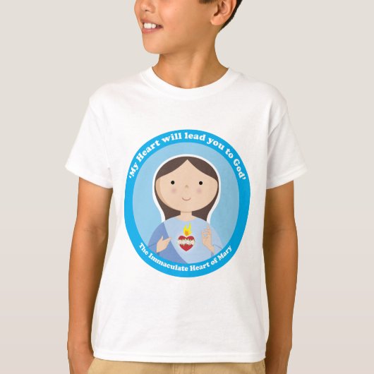 Immaculate Heart van Mary T-shirt (Voorkant)
