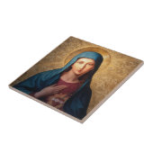 Immaculate Heart van Mary Tegeltje (Zijkant)