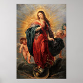 Immaculate Heart Virgin Mary Poster - Virgen Maria (Voorkant)