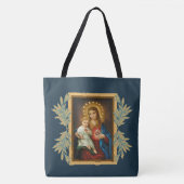 Immaculate & Sorrowful Heart Mary Baby Jesus Tote Bag (Voorkant)