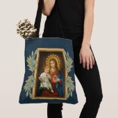 Immaculate & Sorrowful Heart Mary Baby Jesus Tote Bag (Dichtbij)