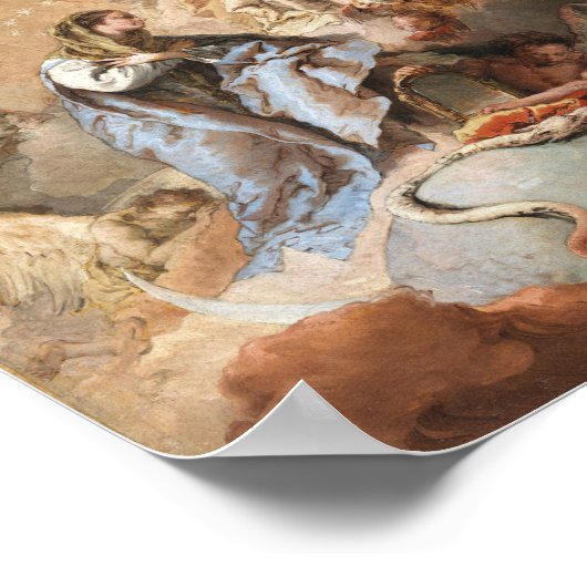 Immaculeer conceptie schilderen poster (Hoek)